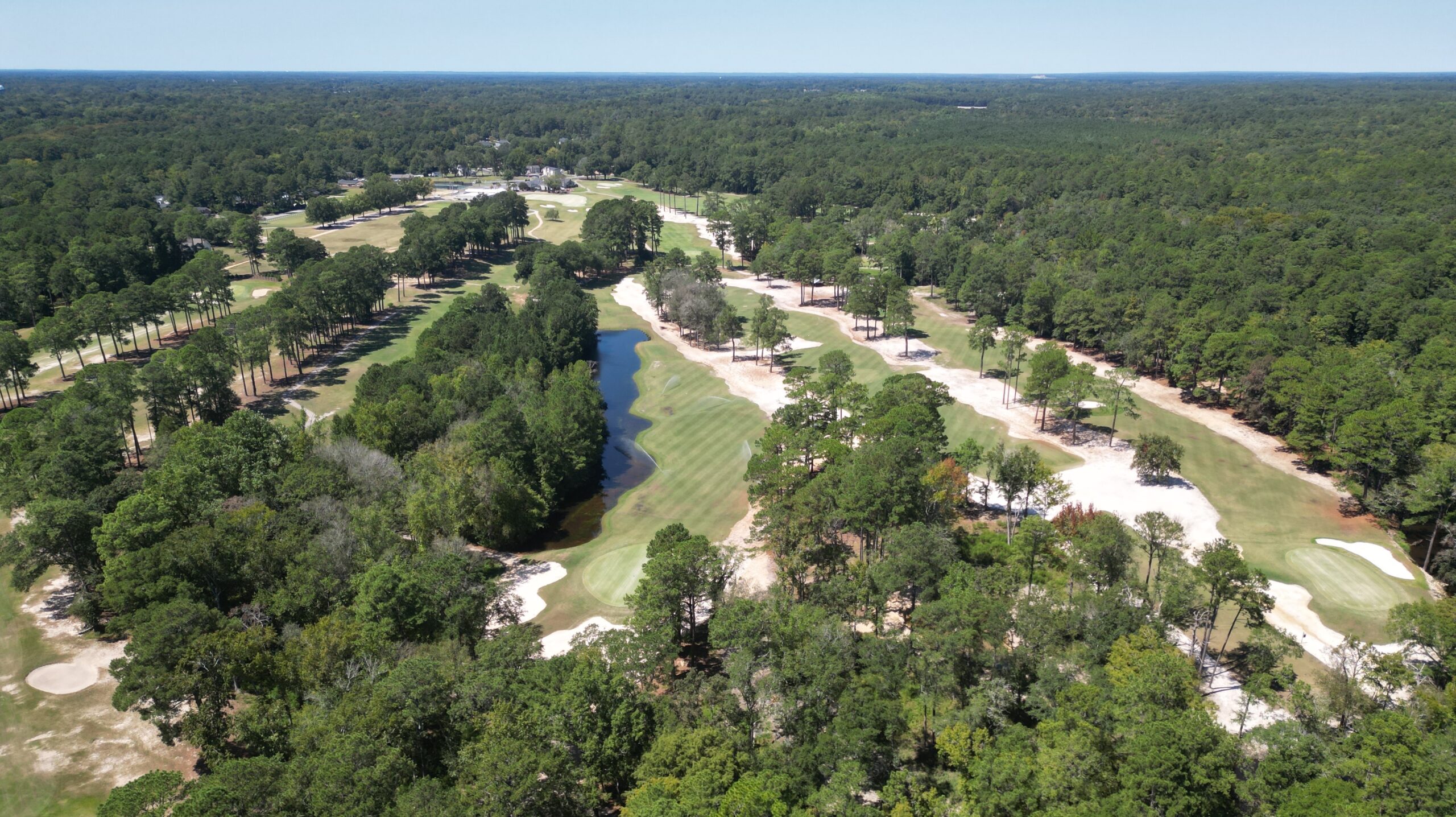 Aerial view of Darlington Country Club golf course